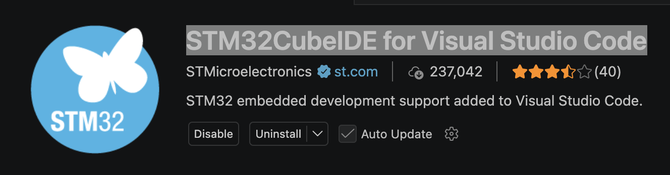Wtyczka STM32CubeIDE for VSCode